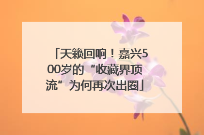 天籁回响！嘉兴500岁的“收藏界顶流”为何再次出圈
